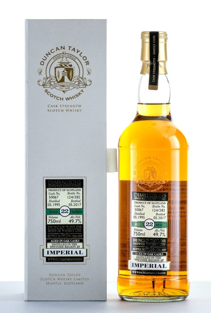 Imperial 1995 22 Year Old Duncan Taylor Dimensions