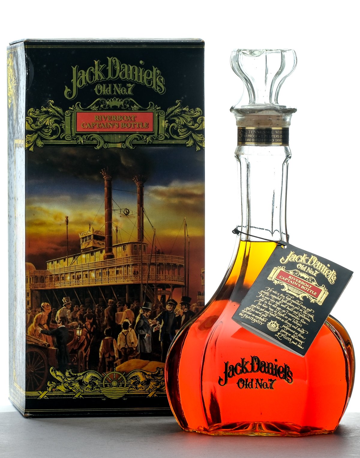 Jack Daniel's Old No. 7 Riverboat Captain's Bottle 1.75L
