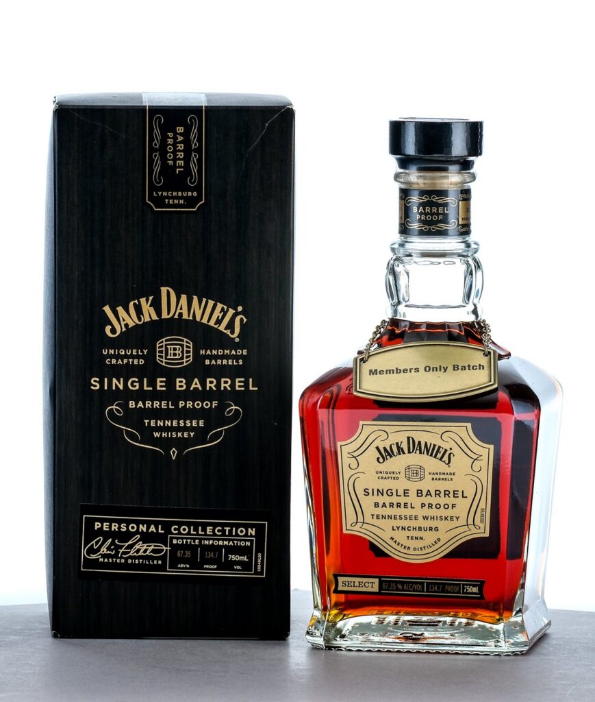 Jack Daniel's Single Barrel Barrel Proof Tennessee Whiskey Members Only Batch