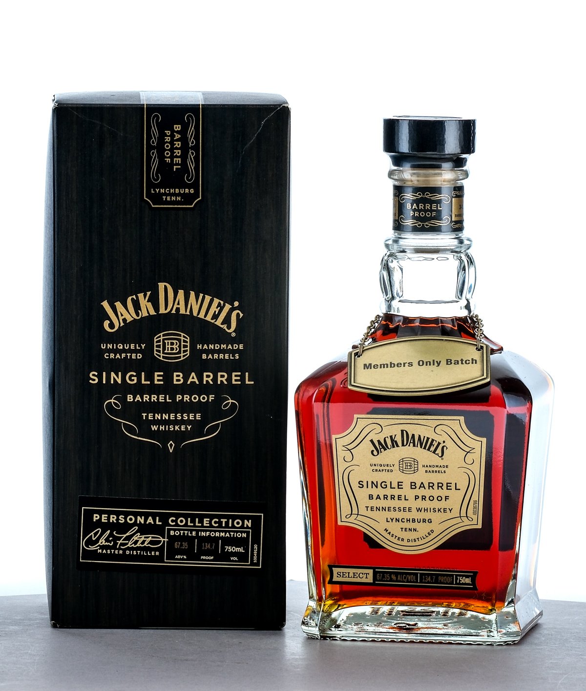 Jack Daniel's Single Barrel Barrel Proof Tennessee Whiskey Members Only Batch