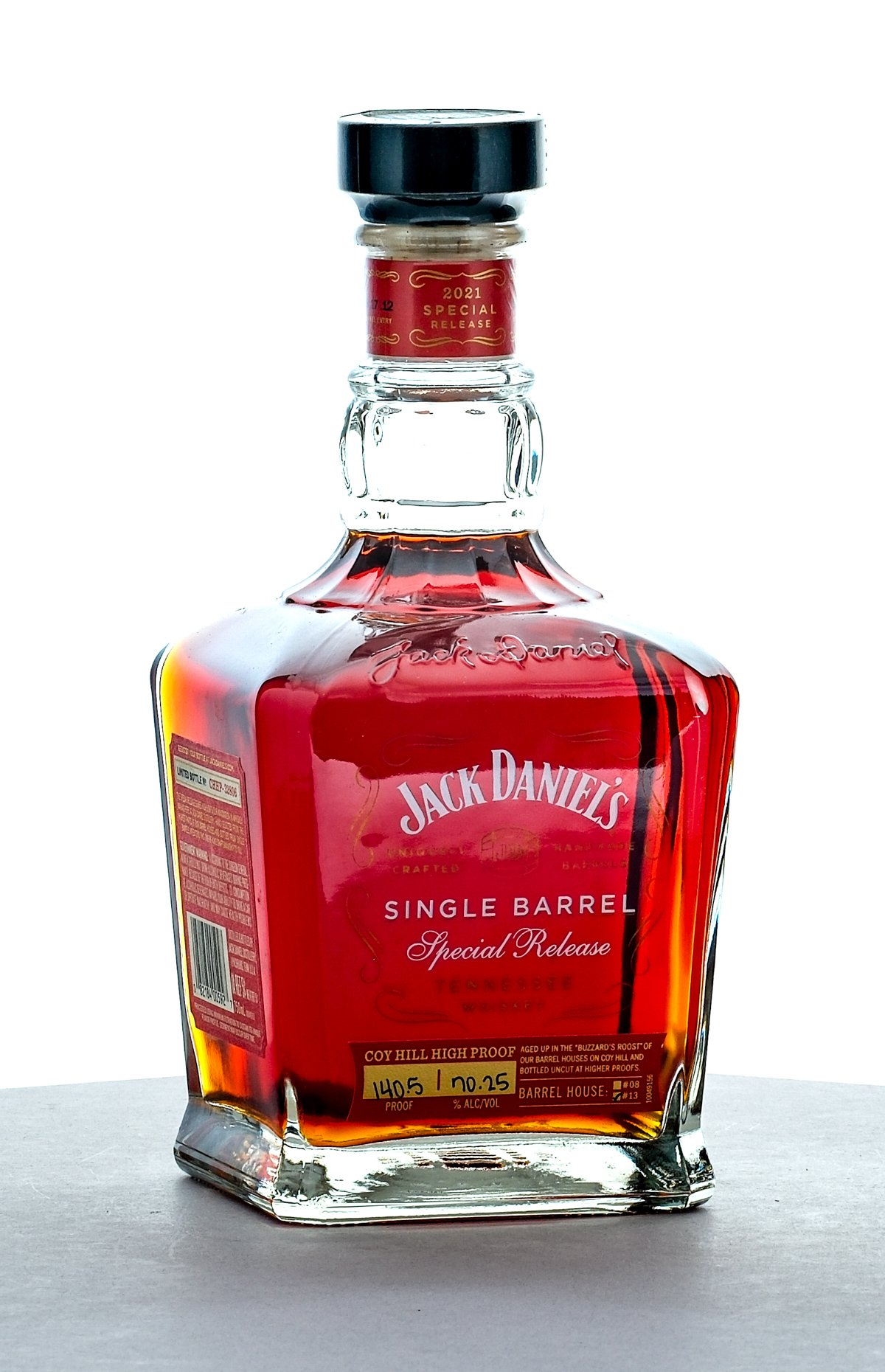 Jack Daniel's Single Barrel Special Release 2021 Coy Hill High Proof