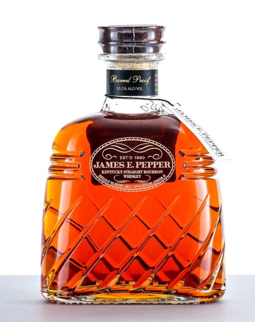 James E. Pepper Barrel Proof Kentucky Straight Bourbon Whiskey