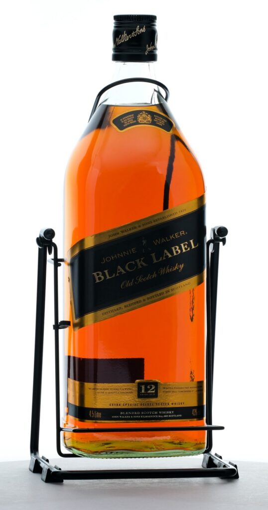 Johnnie Walker Black Label 12 Year Old Blended Scotch Whisky 4.5 Litre