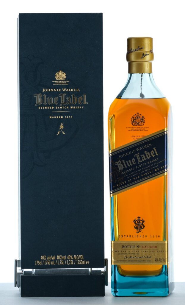 Johnnie Walker Blue Label Blended Scotch Whisky Magnum Size