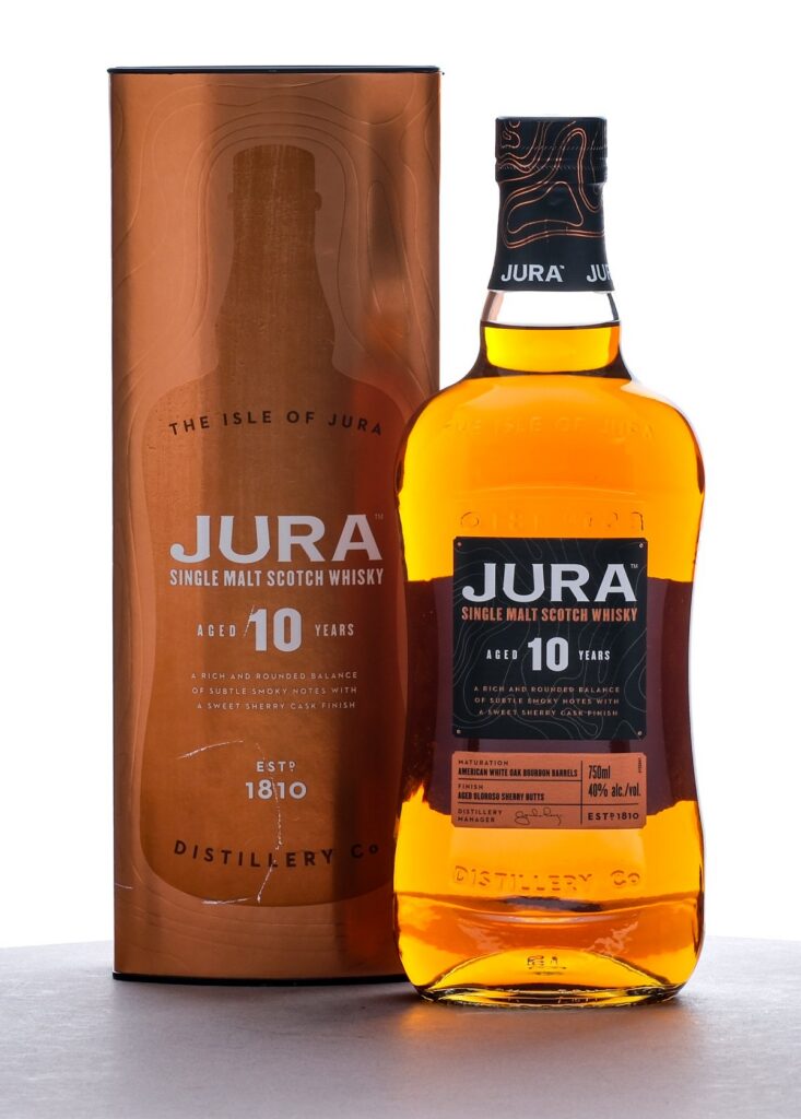 Jura 10 Year Old Single Malt Scotch Whisky