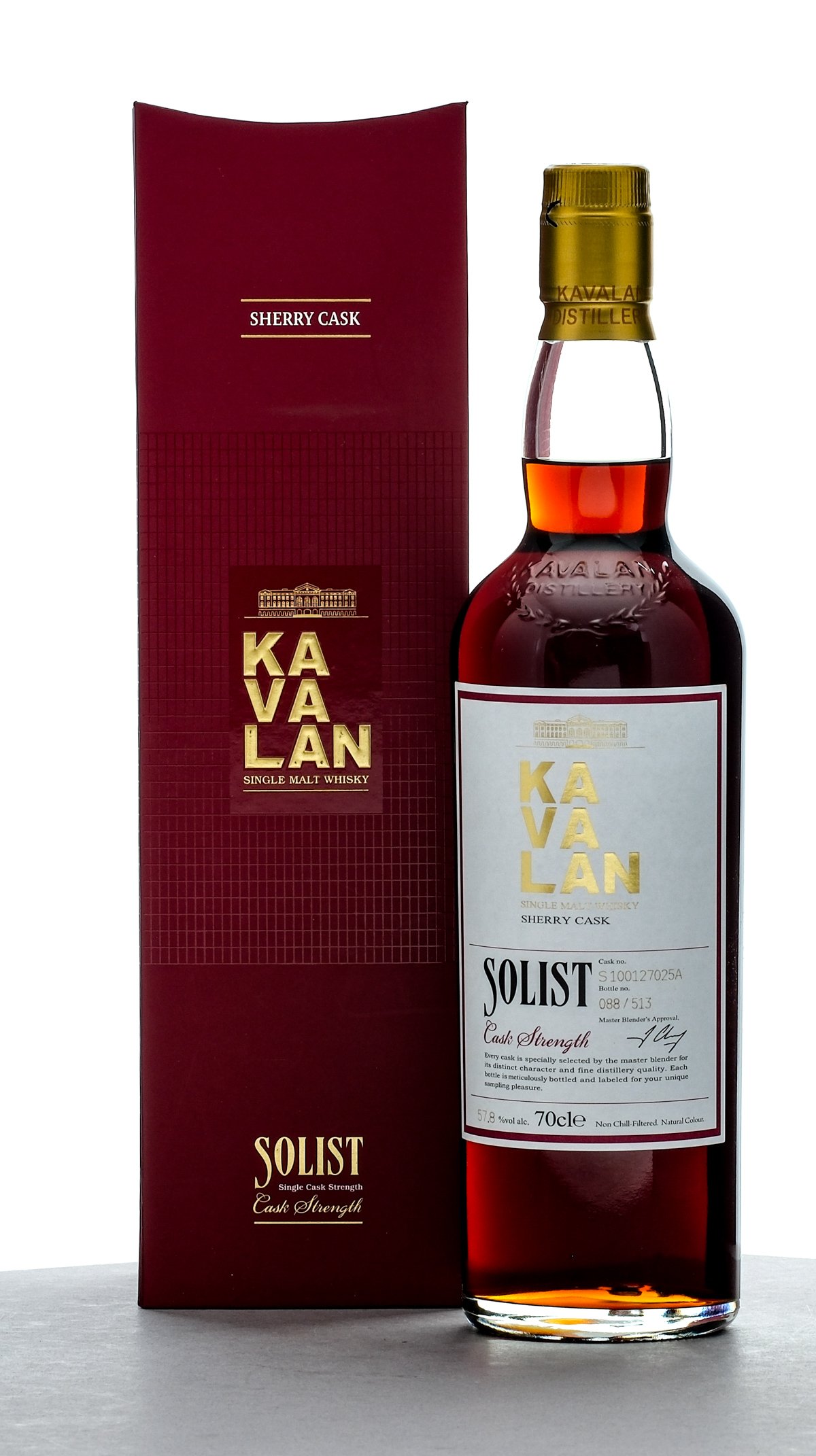 Kavalan Solist Sherry Cask Single Malt Whisky Cask Strength