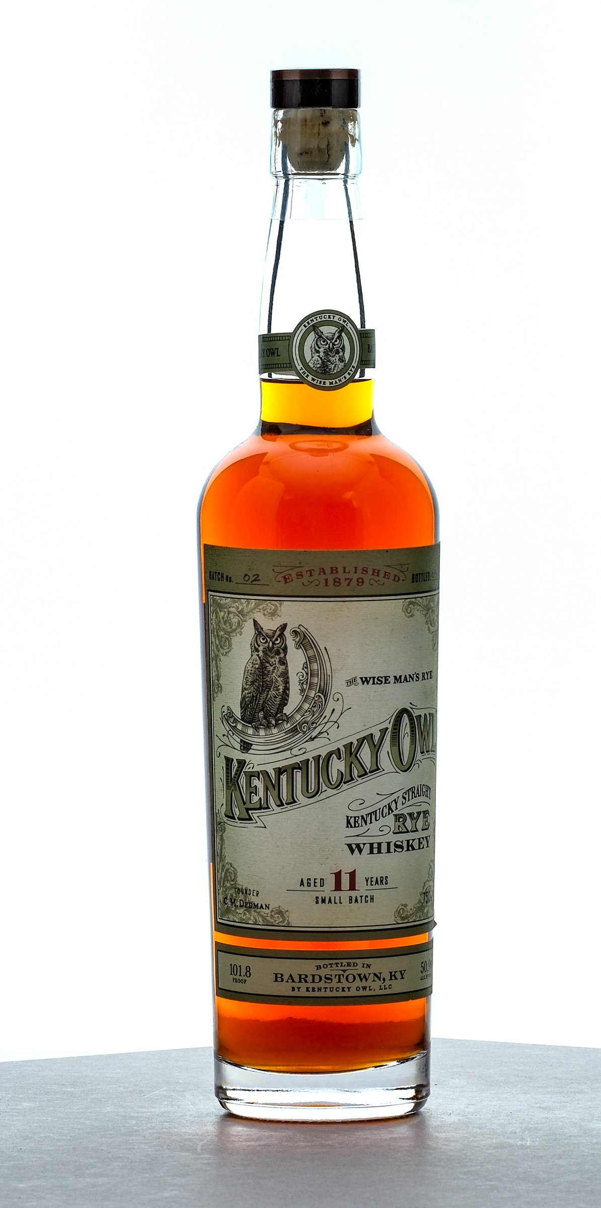 Kentucky Owl 11 Year Old Kentucky Straight Rye Whiskey