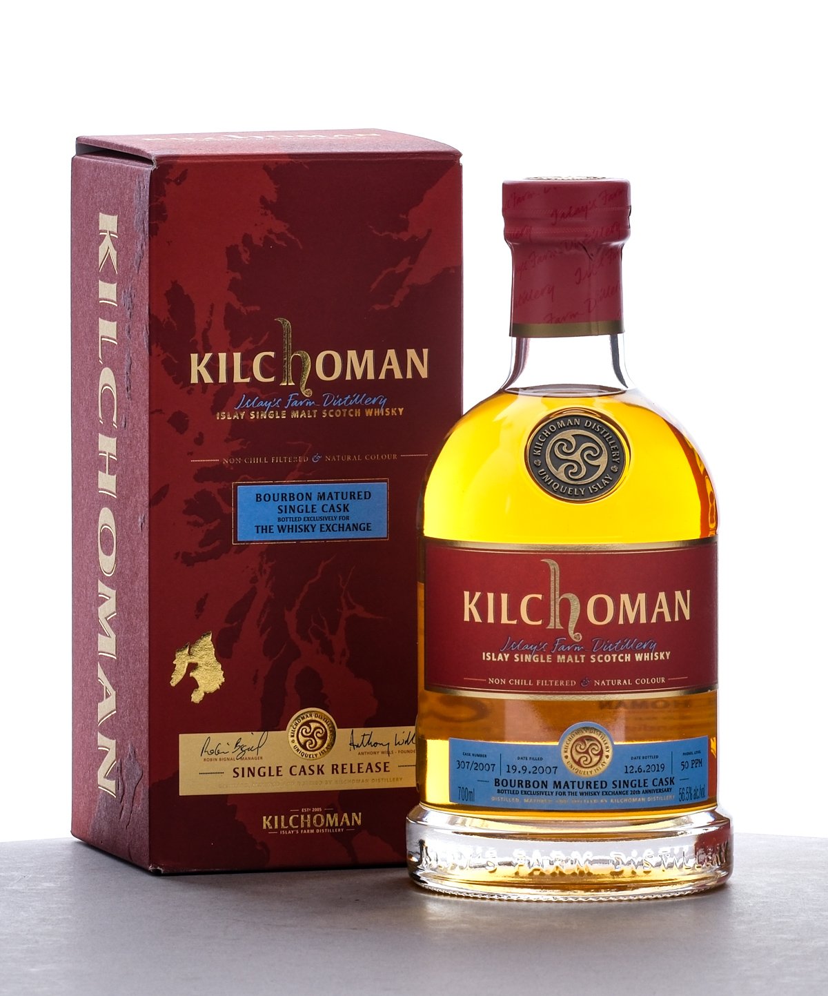 Kilchoman Bourbon Matured Single Cask