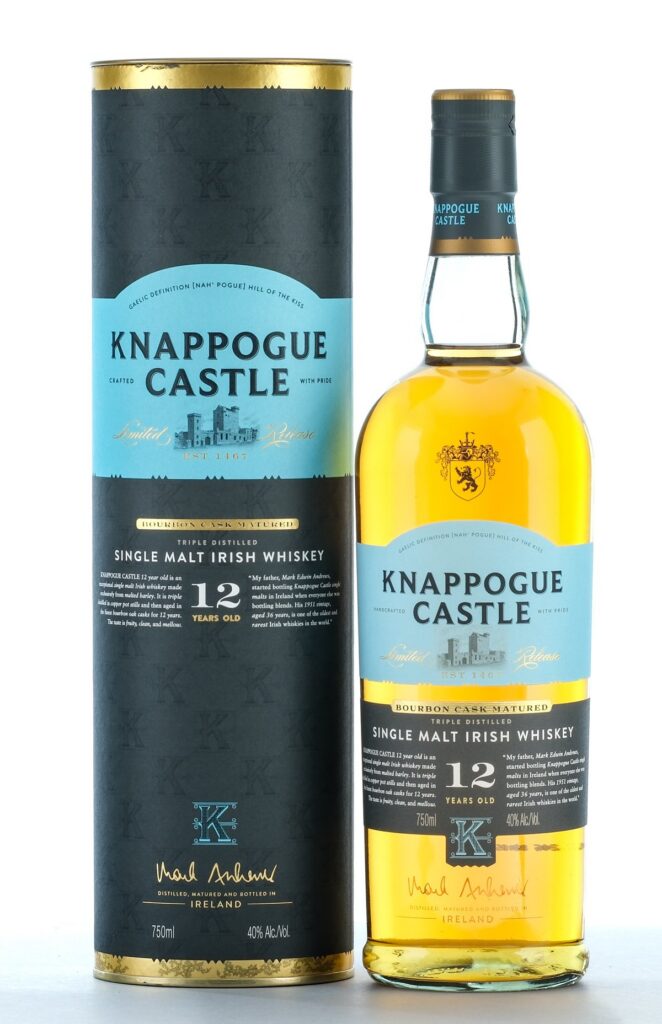 Knappogue Castle 12 Year Old Single Malt Irish Whiskey
