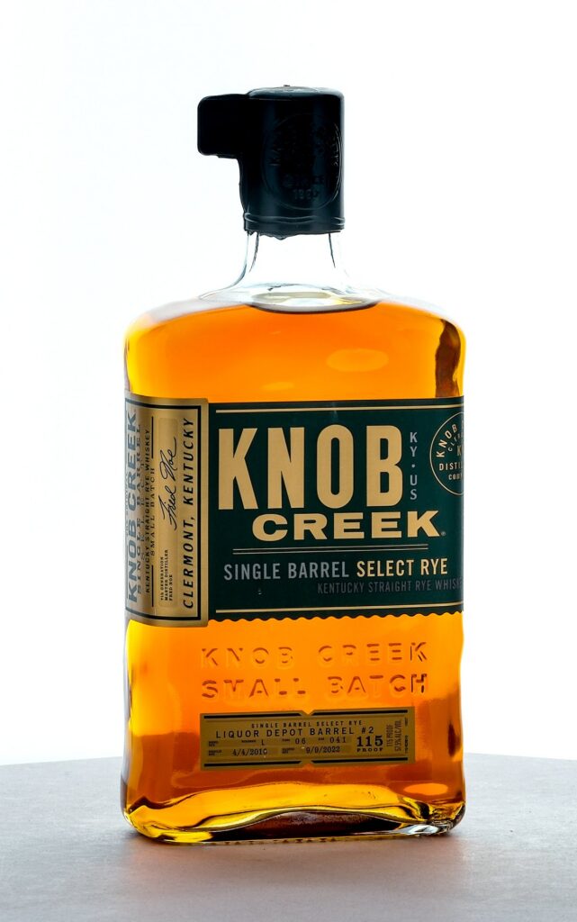 Knob Creek Single Barrel Select Rye Kentucky Straight Rye Whiskey