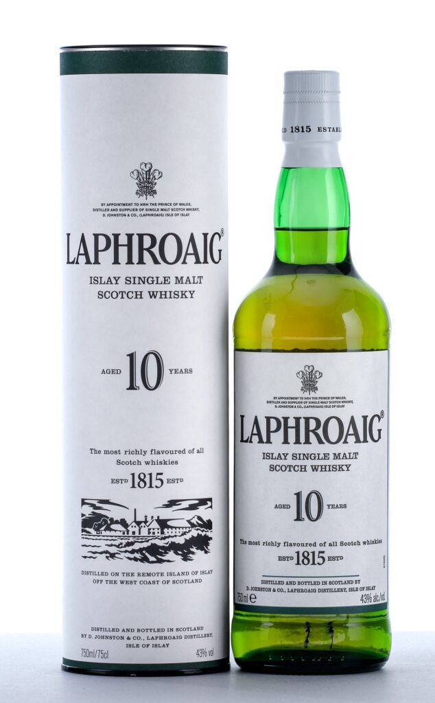 Laphroaig 10 Year Old Islay Single Malt Scotch Whisky
