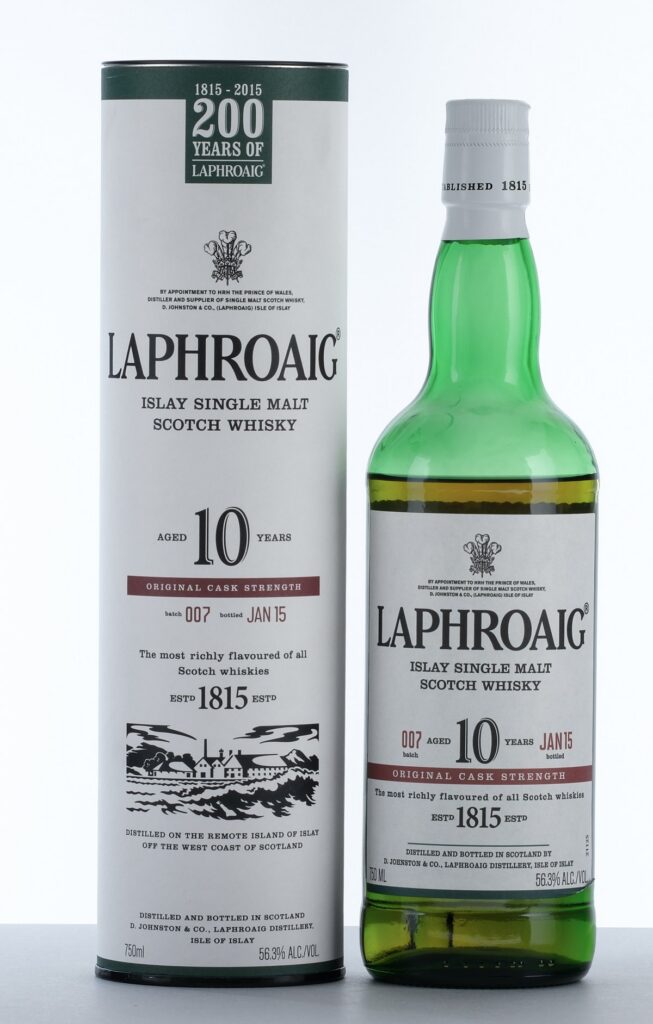 Laphroaig 10 Year Old Original Cask Strength Batch 007