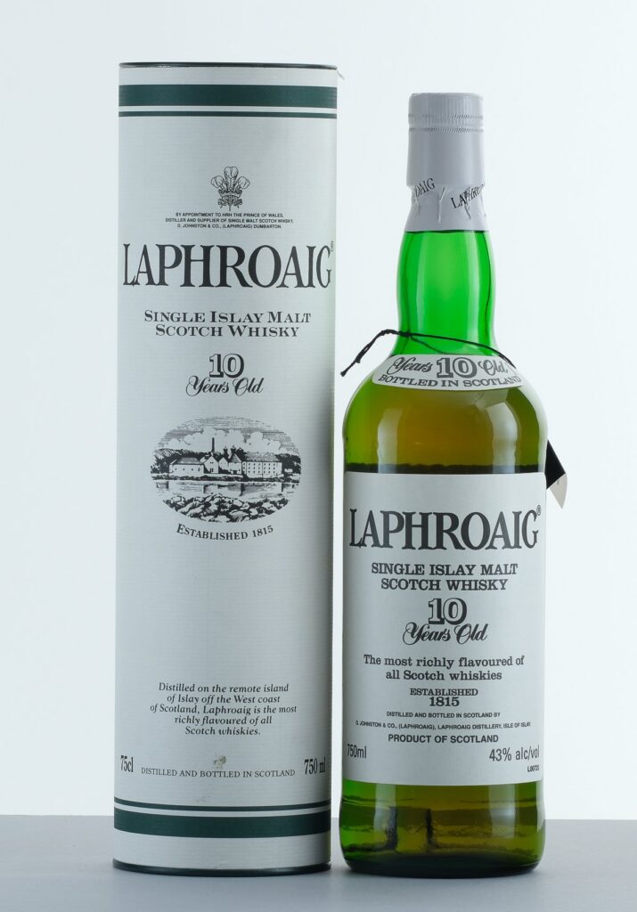 Laphroaig 10 Year Old Single Islay Malt Scotch Whisky