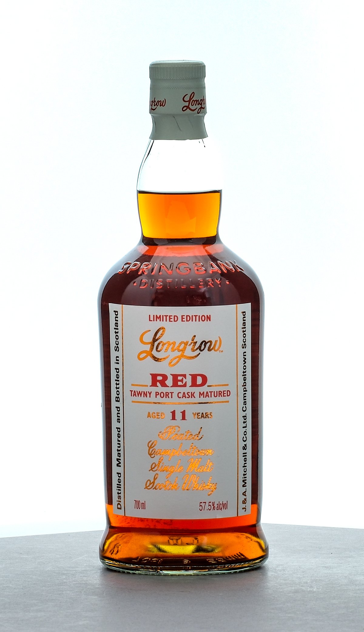 Longrow RED Tawny Port Cask Matured Aged 11 Years Limited Edition