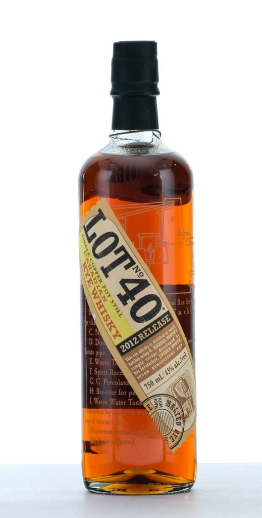 Lot No. 40 2012 Release Rye Whisky