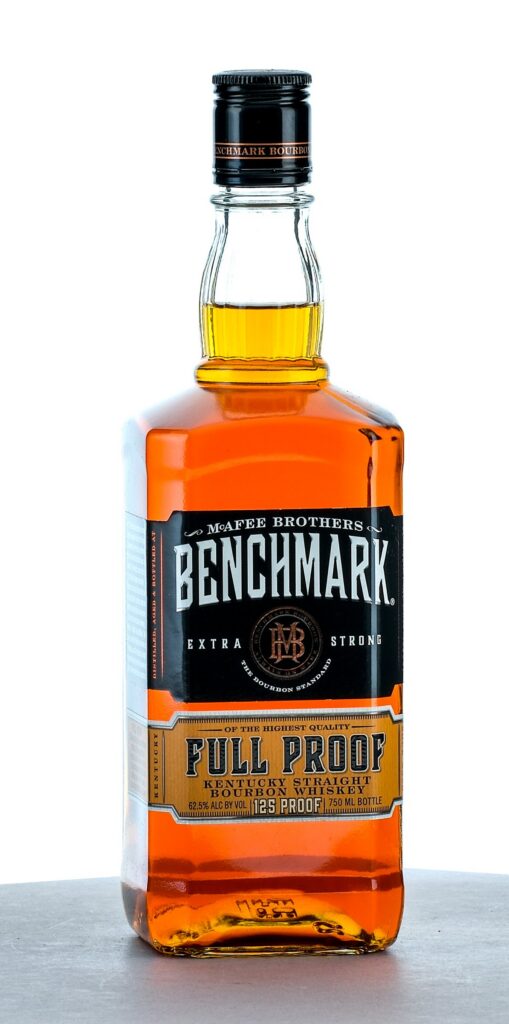 McAfee Brothers Benchmark Full Proof Kentucky Straight Bourbon Whiskey