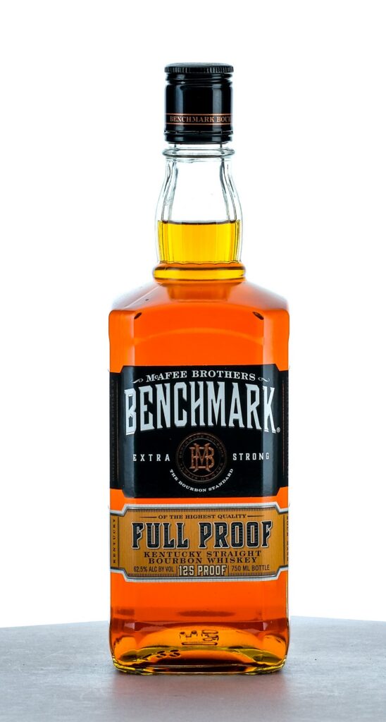 McAfee Brothers Benchmark Full Proof Kentucky Straight Bourbon Whiskey