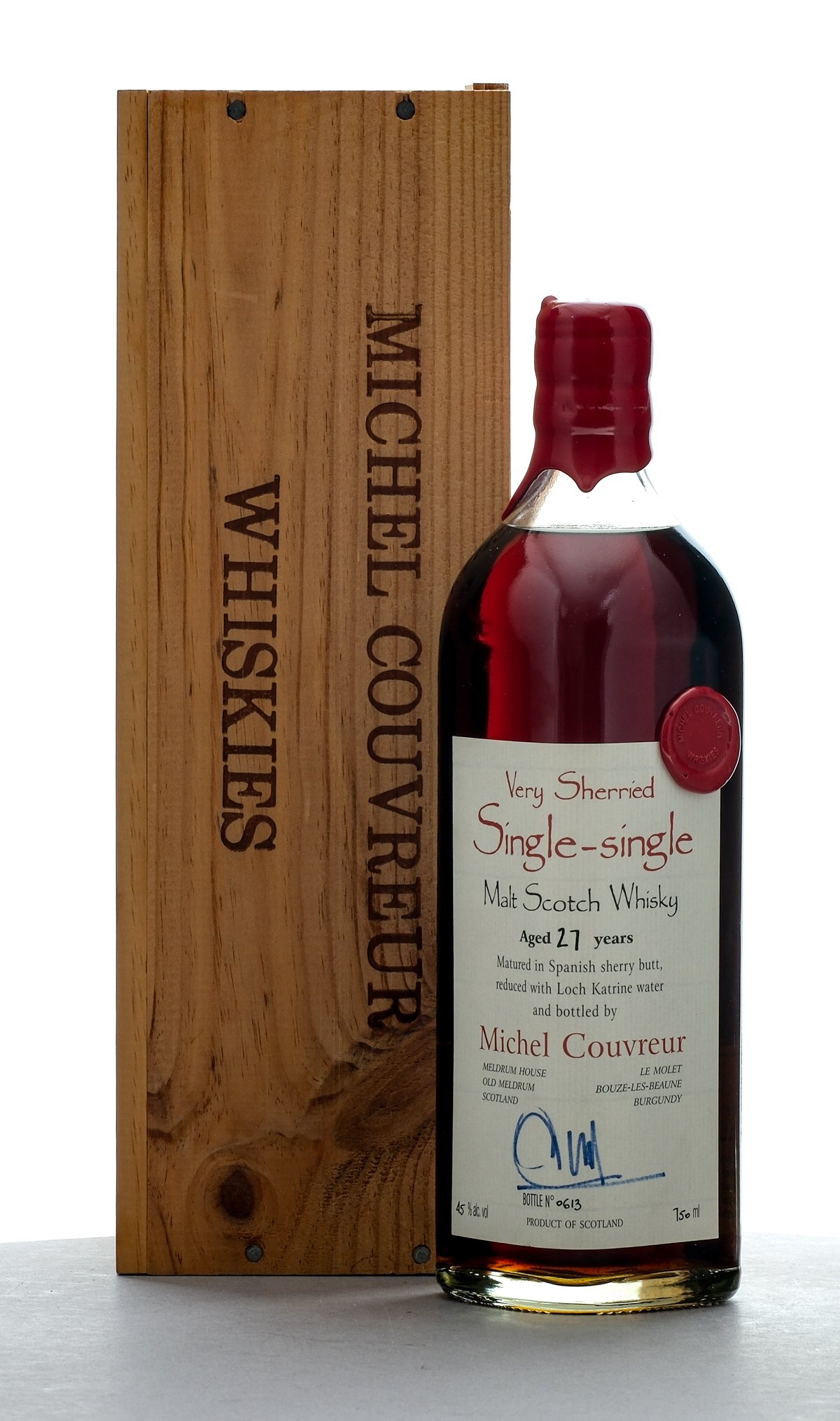 Michel Couvreur 27 Year Very Sherried Single-Single Malt Scotch