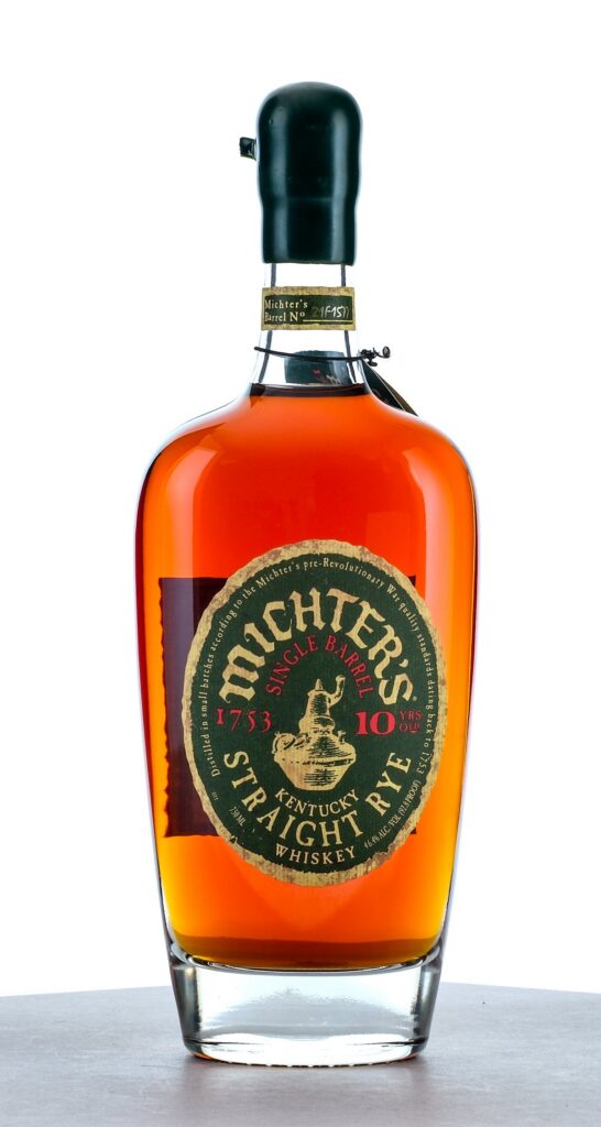 Michter's Single Barrel Straight Rye Whiskey 10 Year Old