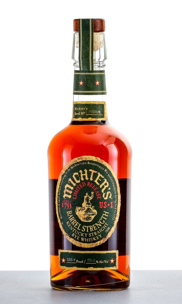 Michter's US*1 Barrel Strength Kentucky Straight Rye Whiskey Limited Release