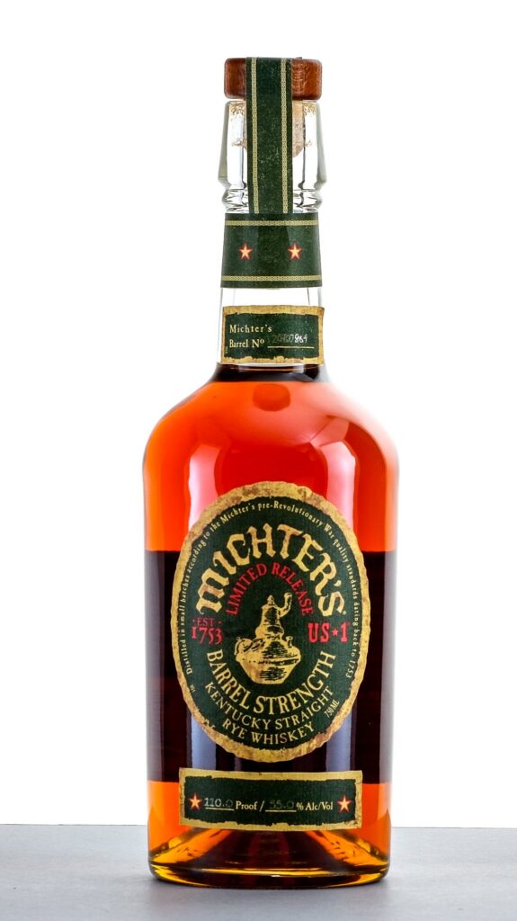 Michter's US*1 Barrel Strength Kentucky Straight Rye Whiskey Limited Release