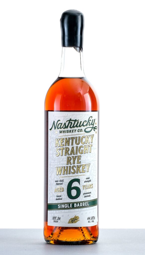 Nashtucky Whiskey Co. Kentucky Straight Rye Whiskey 6 Year Single Barrel