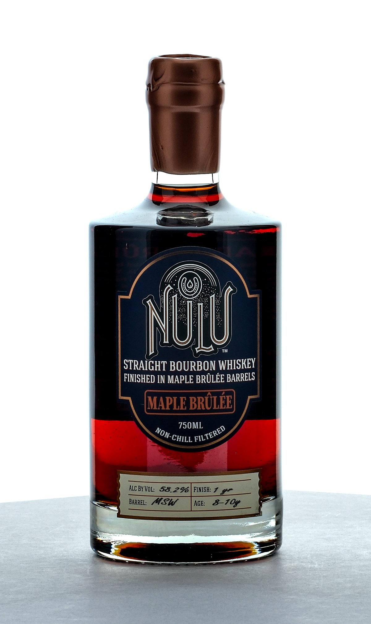 NULU Straight Bourbon Whiskey Maple Brûlée