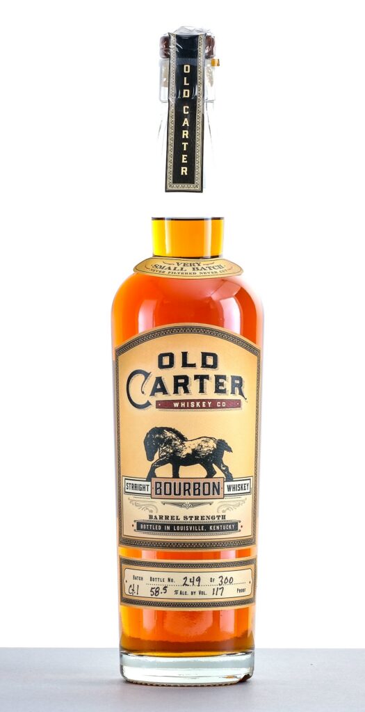Old Carter Straight Bourbon Whiskey Barrel Strength