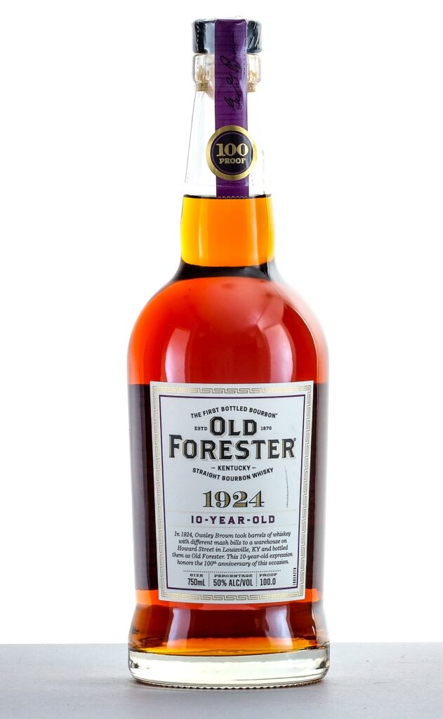 Old Forester 1924 10-Year-Old Kentucky Straight Bourbon Whisky 100 Proof