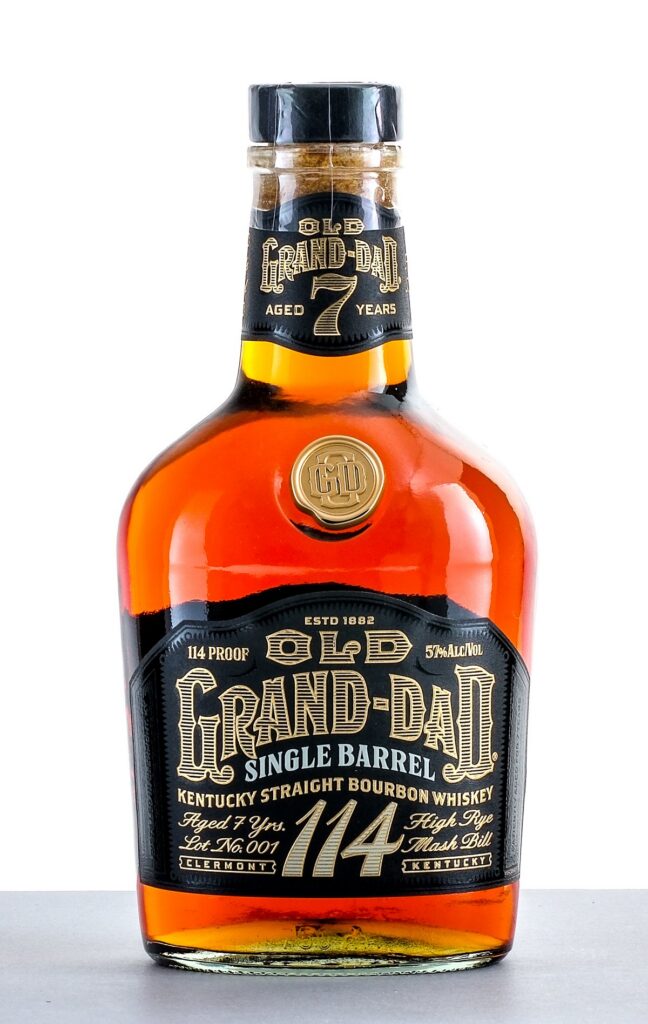 Old Grand-Dad Single Barrel Kentucky Straight Bourbon Whiskey Aged 7 Years