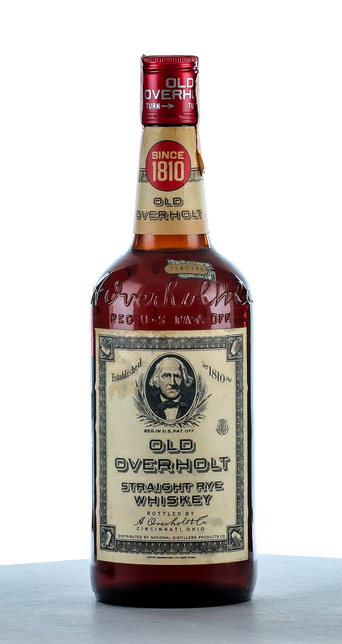 Old Overholt Straight Rye Whiskey 4/5 Quart