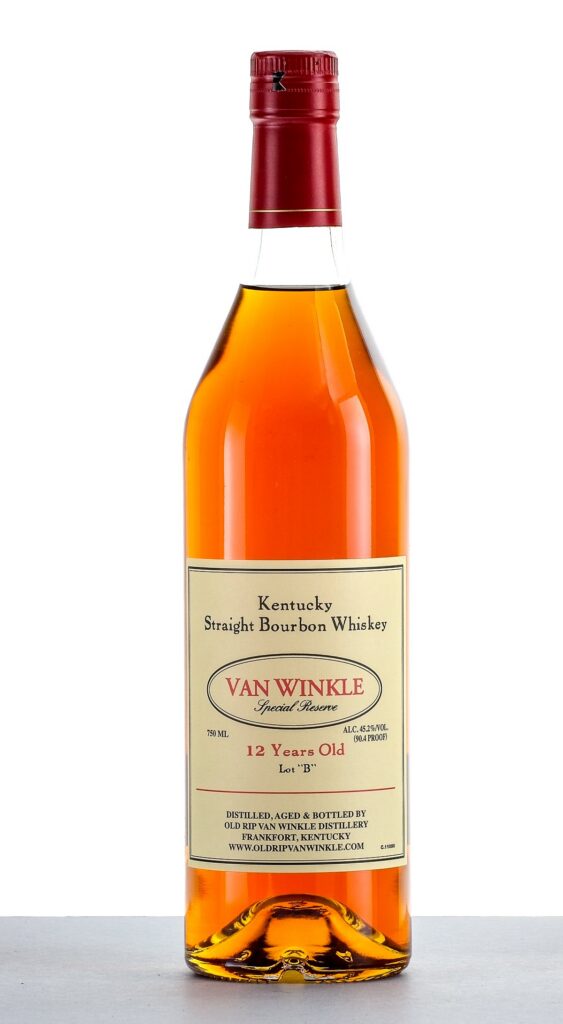 Old Rip Van Winkle 12 Year Old Lot B Kentucky Straight Bourbon Whiskey