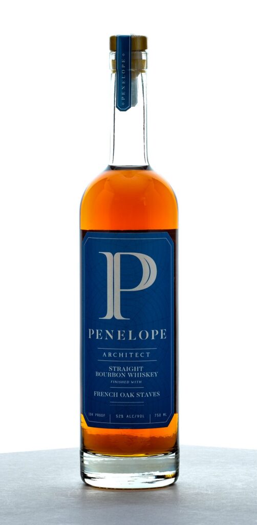 Penelope Architect Straight Bourbon Whiskey Finished with French Oak Staves