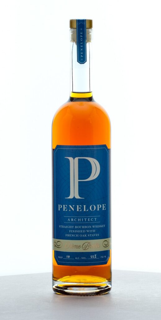 Penelope Architect Straight Bourbon Whiskey Finished with French Oak Staves