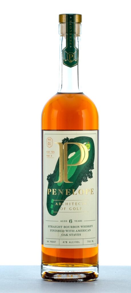Penelope Architects of Golf Aged 6 Years Straight Bourbon Whiskey