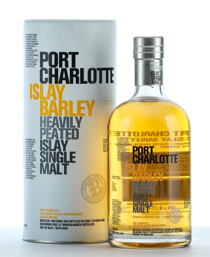 Port Charlotte Islay Barley Heavily Peated Islay Single Malt Scotch Whisky