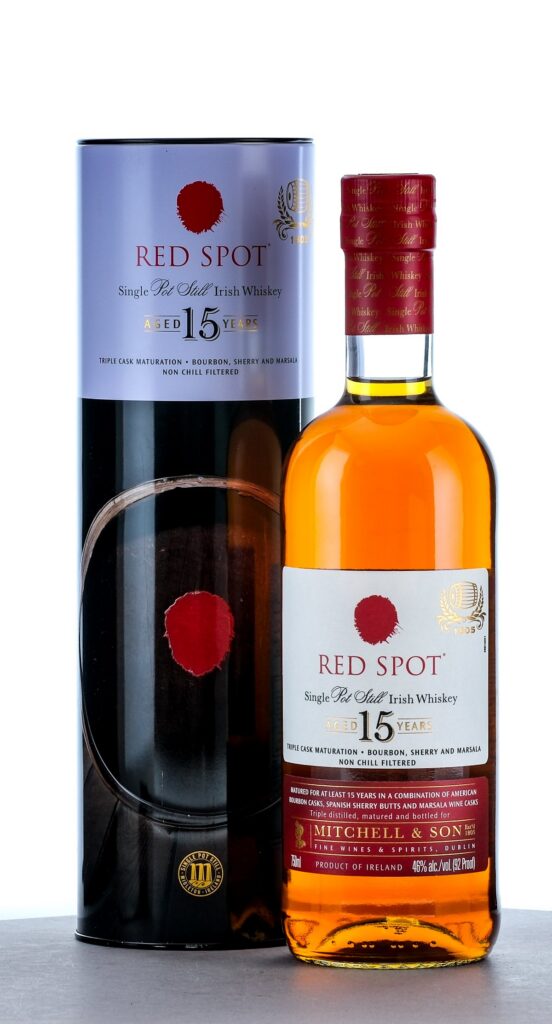 Red Spot Single Pot Still Irish Whiskey Aged 15 Years
