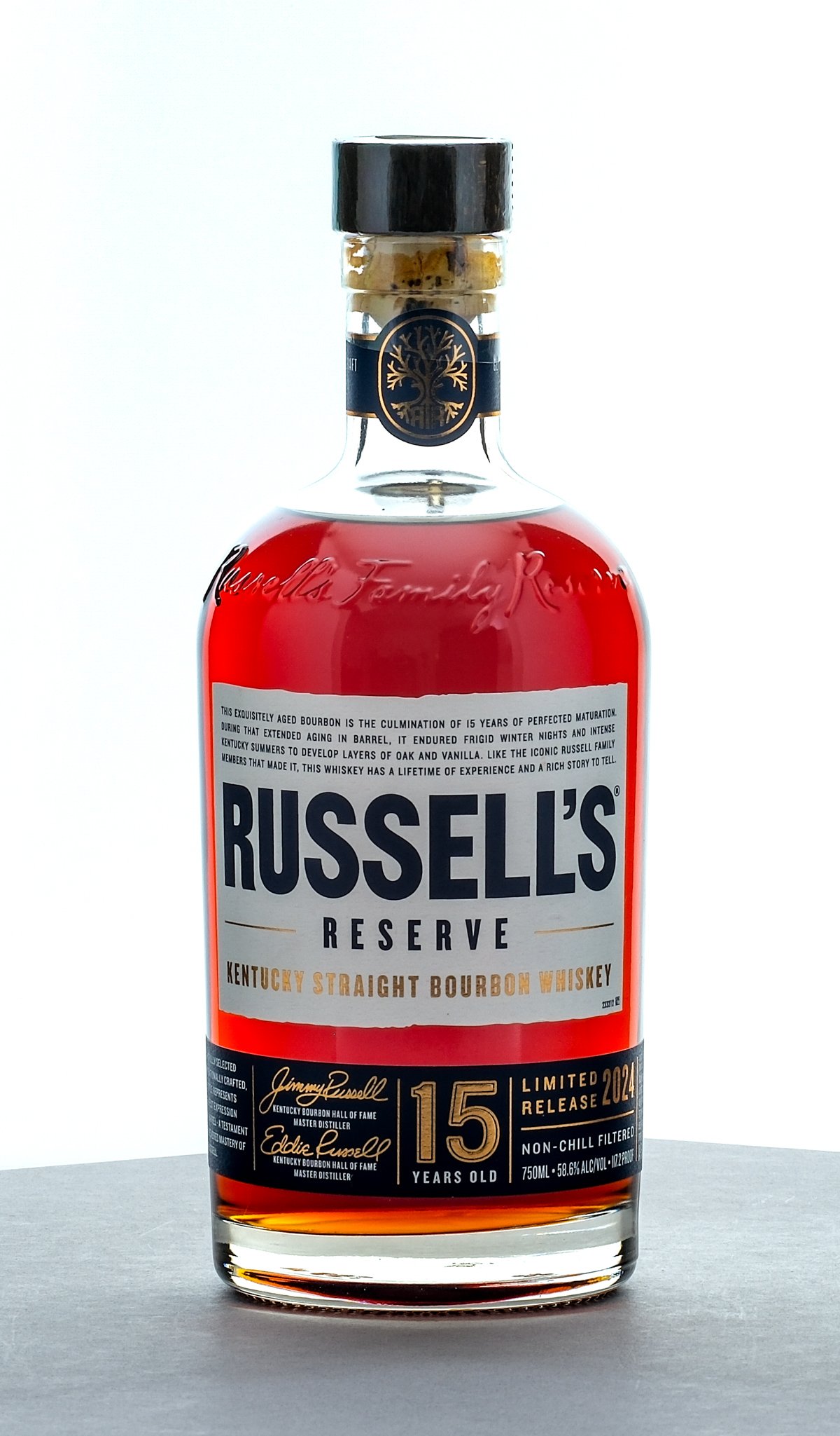 Russell's Reserve 15 Year Old Kentucky Straight Bourbon Whiskey Limited Release 2024