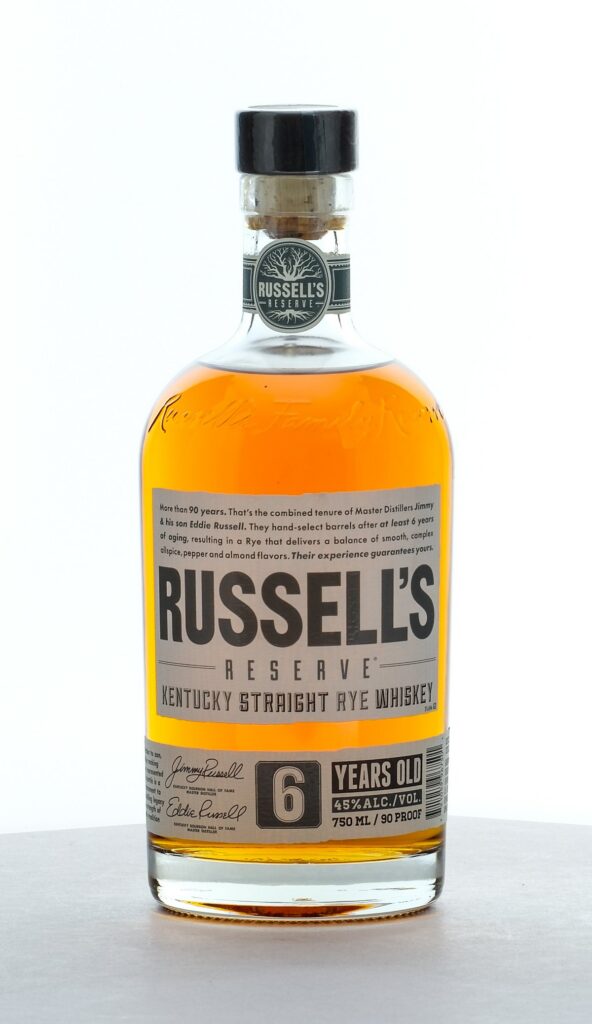 Russell's Reserve Kentucky Straight Rye Whiskey 6 Years Old