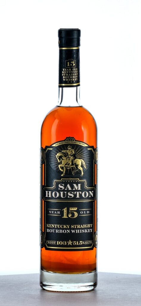 Sam Houston 15 Year Old Kentucky Straight Bourbon Whiskey