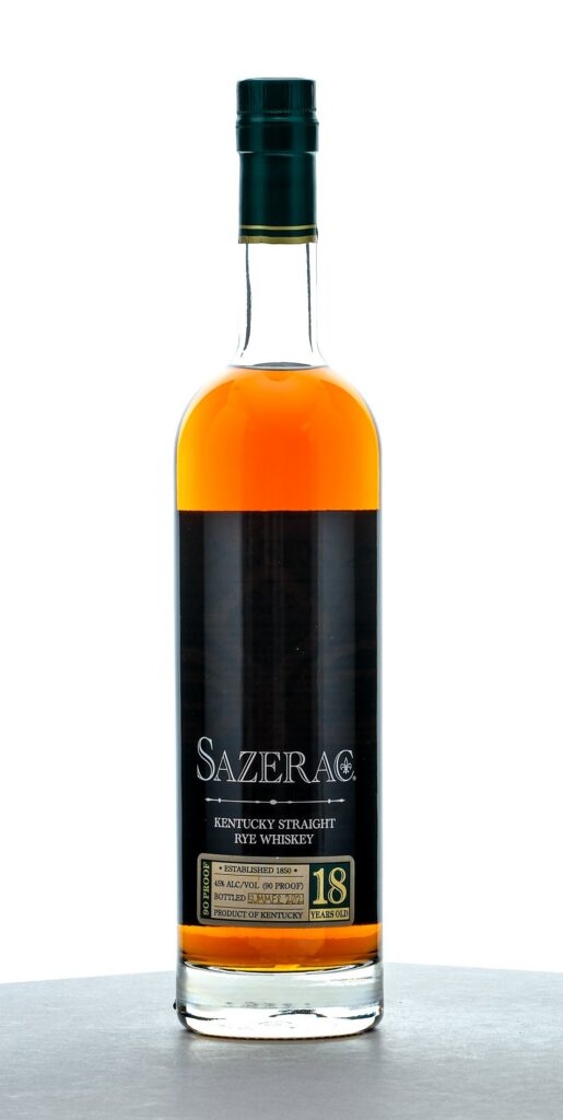 Sazerac 18 Year Old Kentucky Straight Rye Whiskey