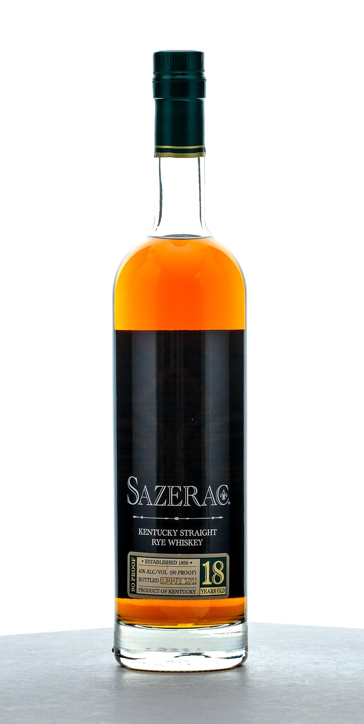 Sazerac 18 Year Old Kentucky Straight Rye Whiskey