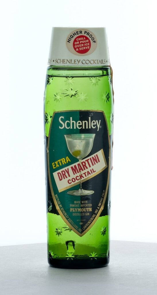 Schenley Extra Dry Martini Cocktail