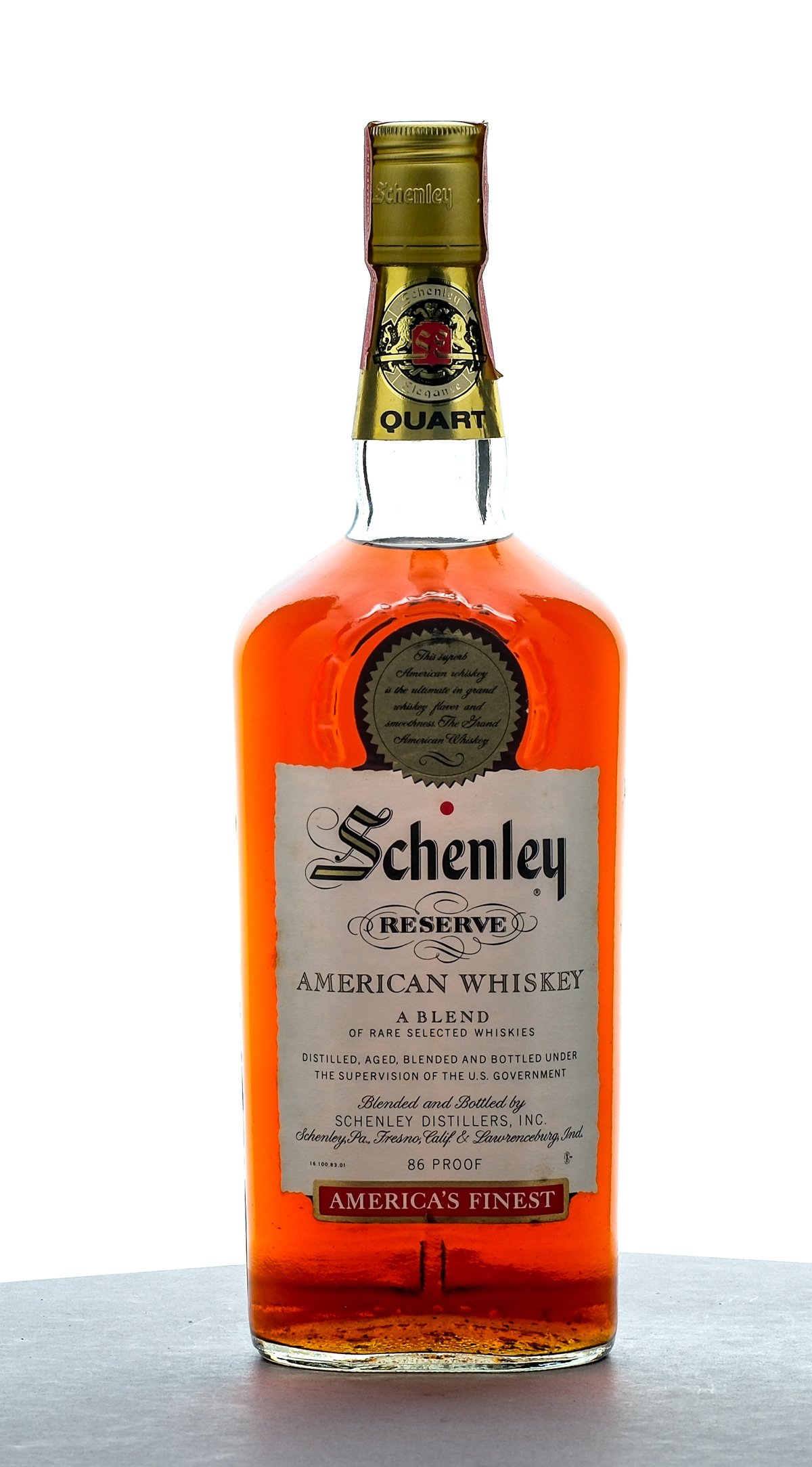 Schenley Reserve Blended American Whiskey 1 Quart