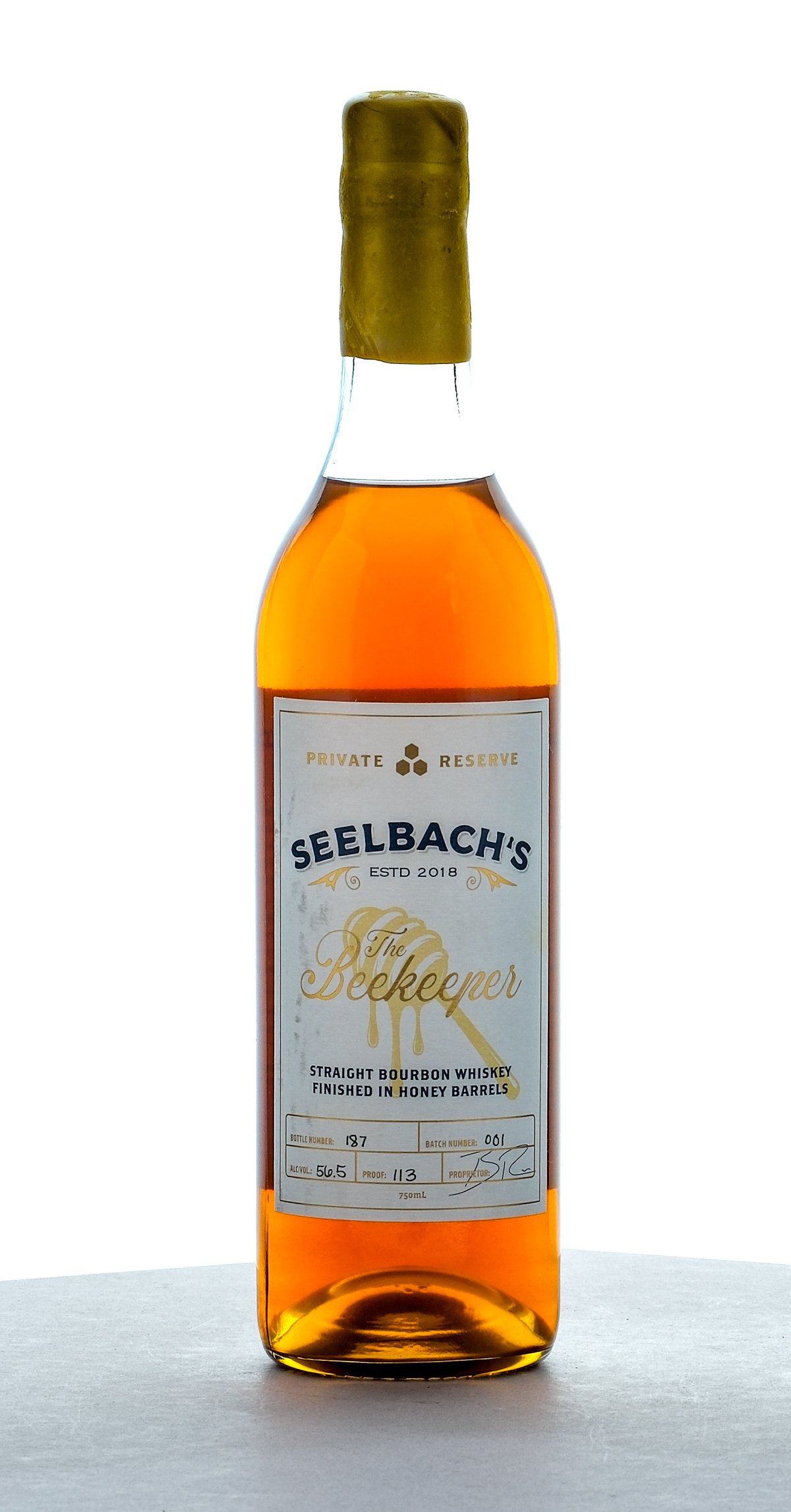 Seelbach's The Beekeeper Private Reserve Straight Bourbon Whiskey