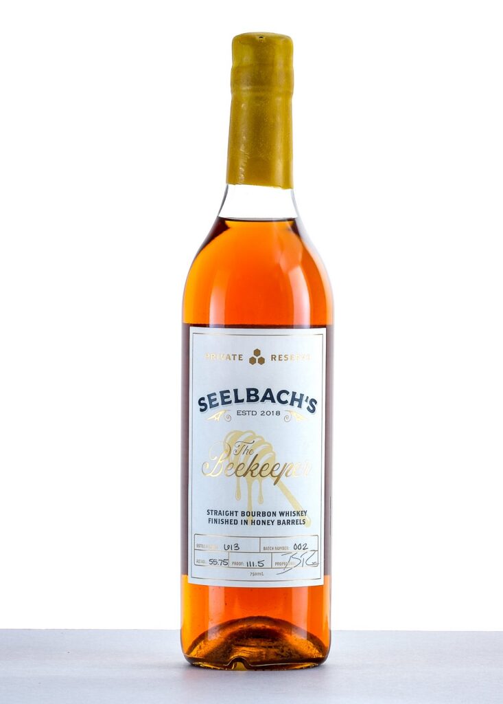 Seelbach's The Beekeeper Straight Bourbon Whiskey Finished in Honey Barrels