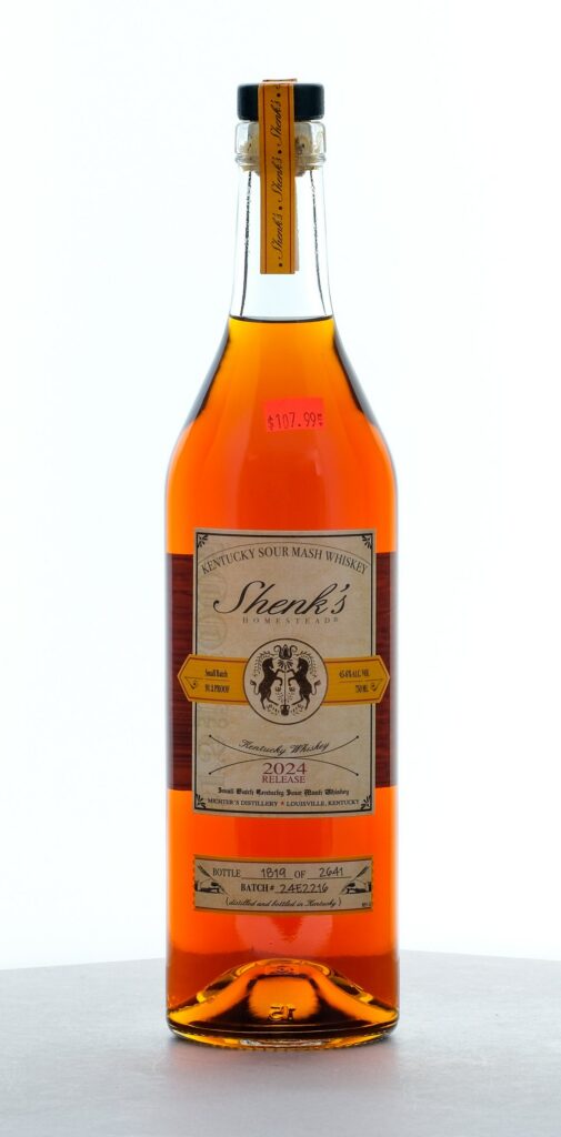 Shenk's Homestead Kentucky Sour Mash Whiskey 2024 Release