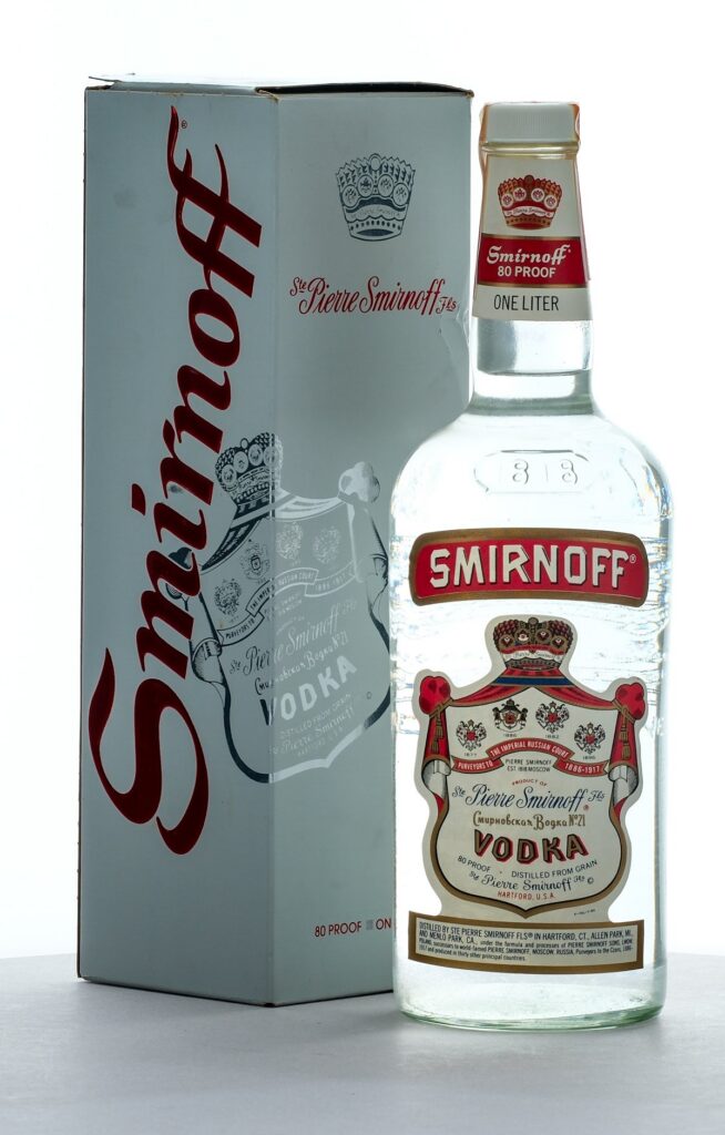 Smirnoff Vodka 80 Proof One Liter