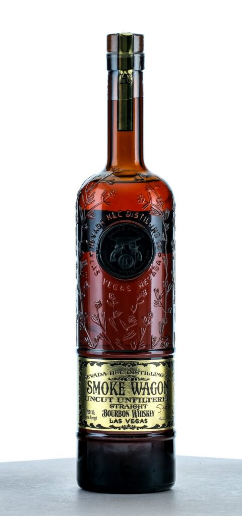 Smoke Wagon Uncut Unfiltered Straight Bourbon Whiskey