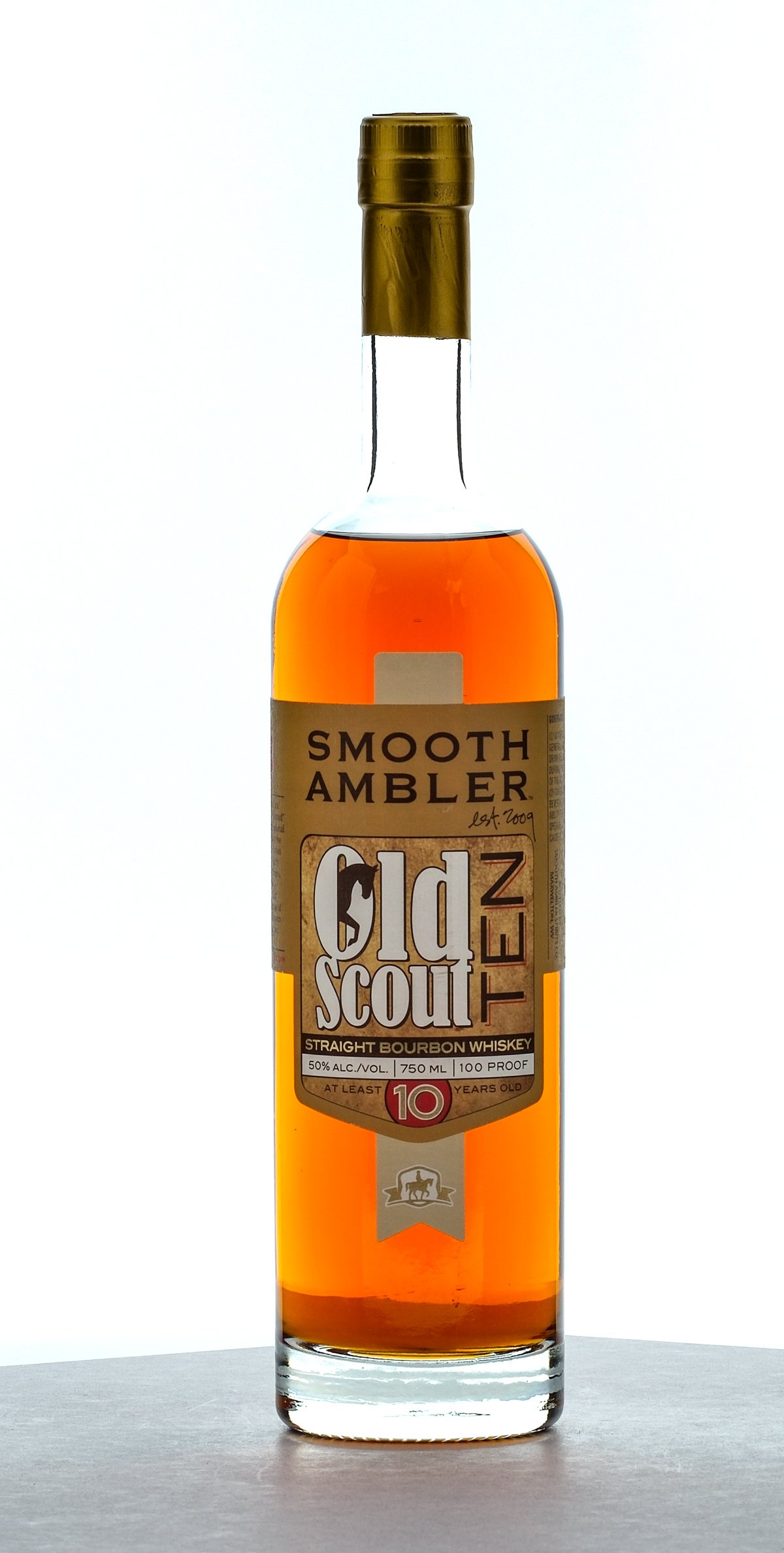 Smooth Ambler Old Scout Straight Bourbon Whiskey 10 Year Old 2014